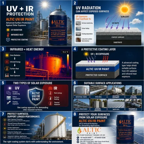 Continuous sunlight exposes outdoor and industria