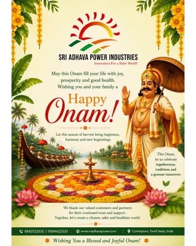 Happy Onam Wishes from Sri Adhava Power Industries
