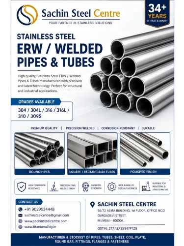 SS 316 ERW Pipe by Sachin
