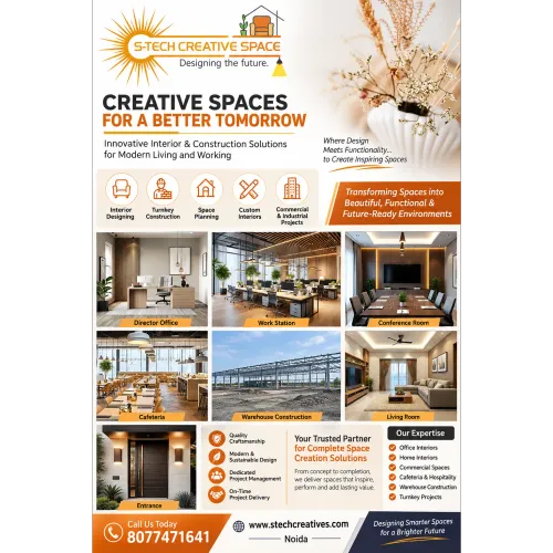 S-Tech Creative Space – NoidaInnovative Interior 