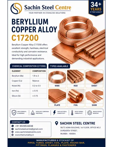 Beryllium Copper Alloy in