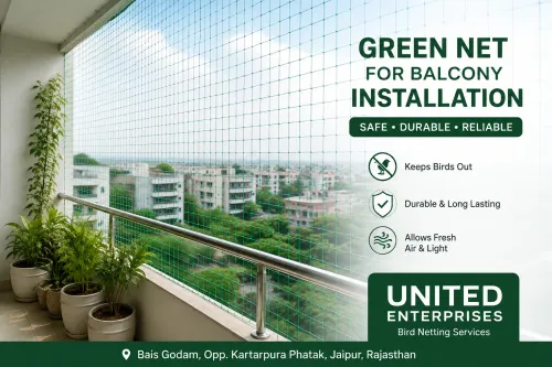 Green Net for Balcony Installation in Jaipur – Uni