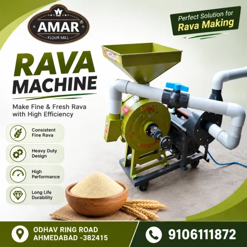 AMAR RAVA MACHINE✅ High Performance Rava Making 