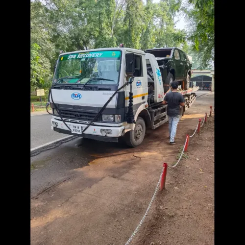 commercial vehicles stranded b