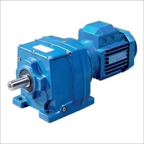 Helical Geared Motor: A helical geared motor is an