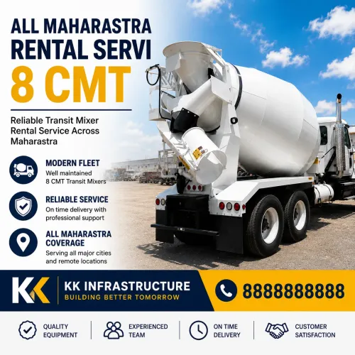 8 cum transit mixer rental in 
