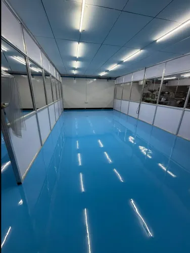 3mm Epoxy Flooring done at BhiwandiRal 5012 ligh