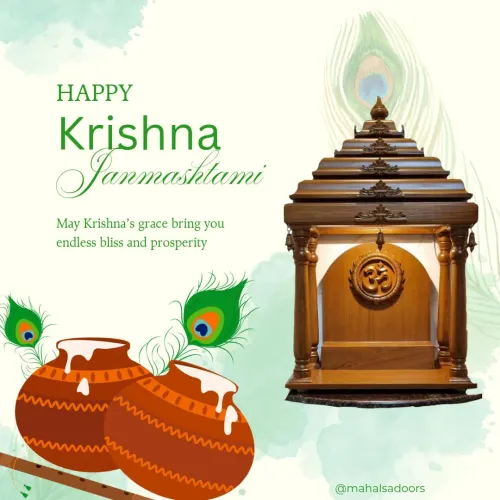 🦚✨Celebrating the divine spirit of Krishna Janmas
