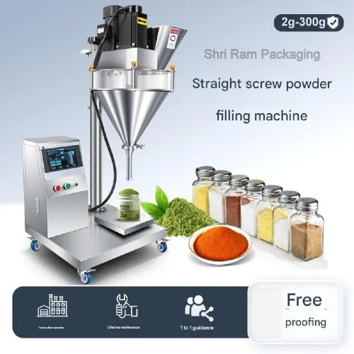  Semi automatic auger filling machine 2gm to 300gm