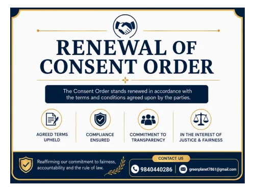 Consent Order Renewal in Perun
