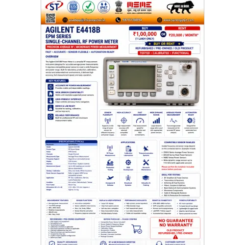 Agilent E4418B is a preci