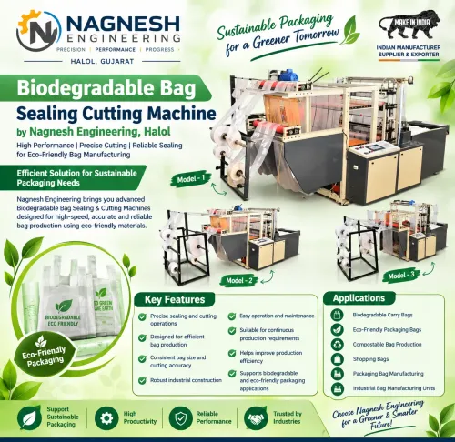🌱 Biodegradable Bag Sealing & Cutting MachineBy 
