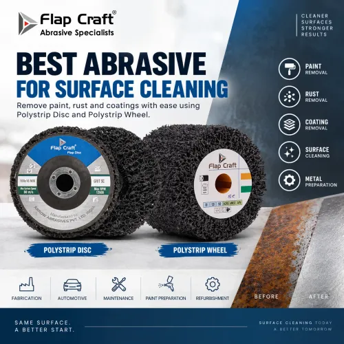 Best Abrasive for Surface Cleaning: Polystrip Disc