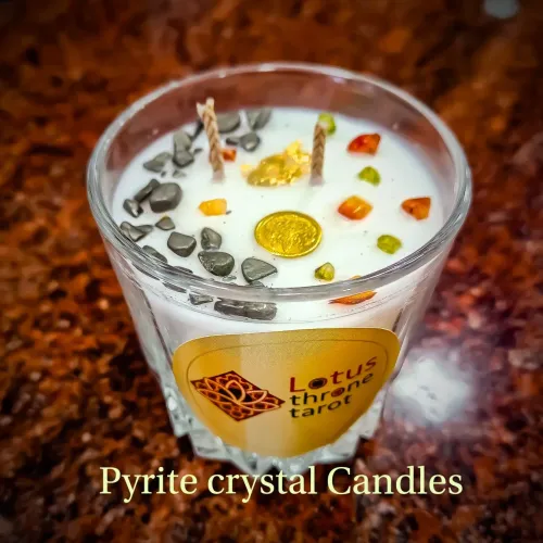 Pyrite Crystal Candles - 