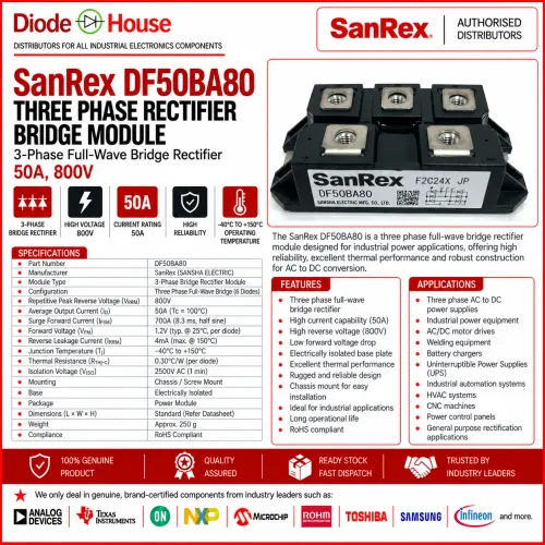 This SanRex DF50BA80 is a