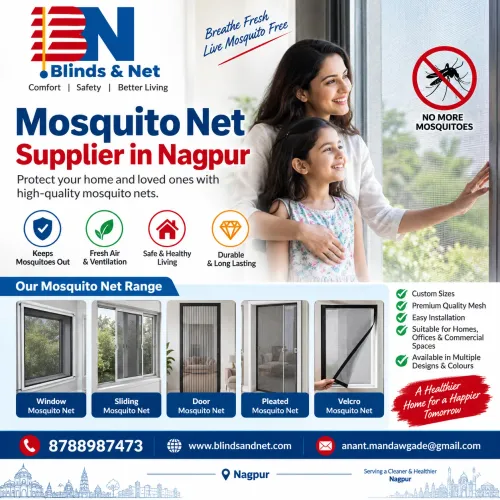 Blinds And Net is a trusted Mosquito Net Supplier 