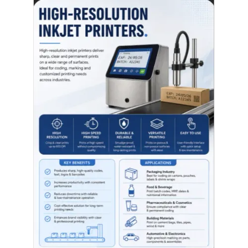Continuous Inkjet Printer in Delhi Ncr | CIJ Codin
