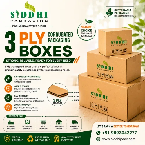 3 Ply Corrugated Packagin