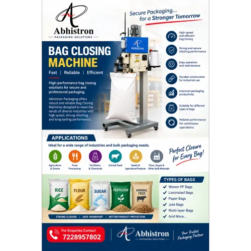 Bag Closing Machine by Abhistron PackagingReliabl