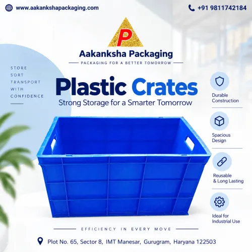 Plastic Crates in Delhi offer a strong, reusable a