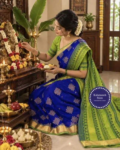 Kolam Silk Cotton Sarees