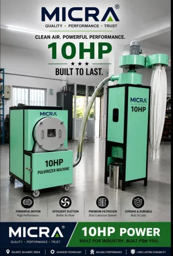 10HP Cyclone Pulverizer Machin