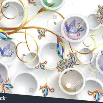Customized wallpaper transforms your walls with pe