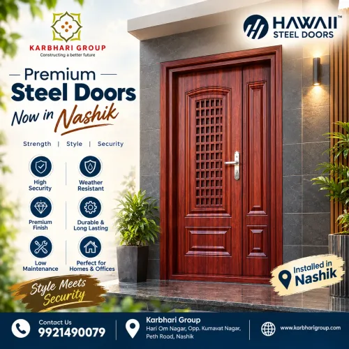 🚪 Hawaii Steel Doors – Premium Entrance for Moder