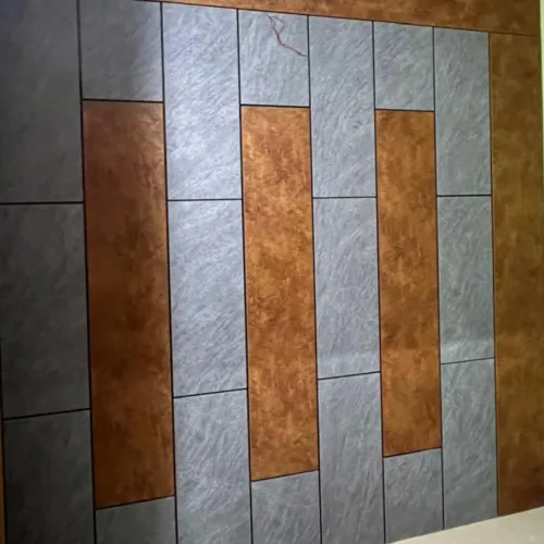 Wall pannel edges with 2 mm tape 8 mm Grooves at S