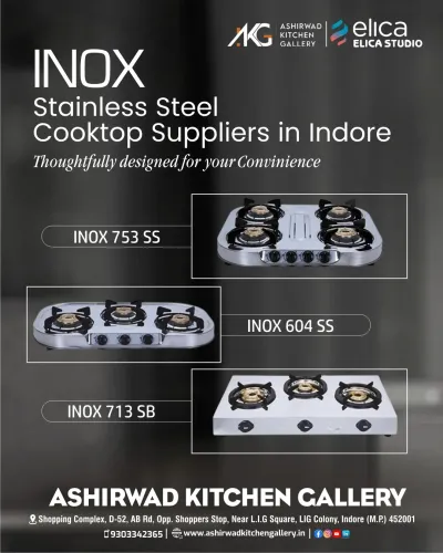 Stainless Steel Gas Stove Shop in LIG Indore, Ashi