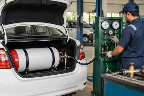 CNG systems operate under high