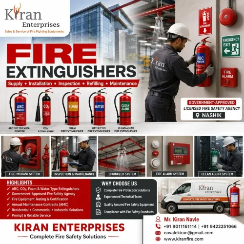 Fire Extinguisher in Nashik Kiran Enterprises prov