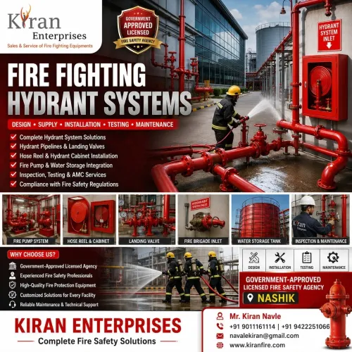 Fire Hydrant in Nashik Kiran Enterprises provides 