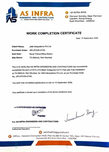 AS INFRA ENGINEERS & CONTRACTORS successfully comp
