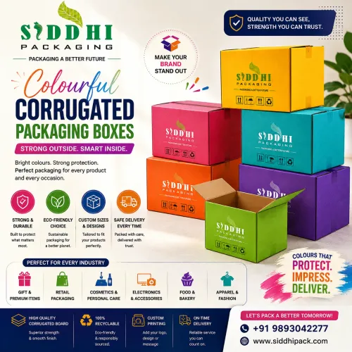 Colourful Corrugated Pack