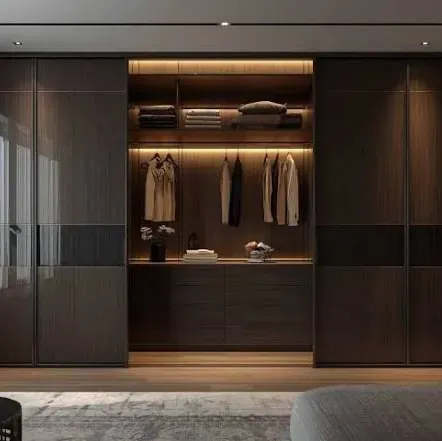 A sliding wardrobe is a space-saving storage unit 