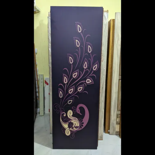 Elegant UV brass dum door with