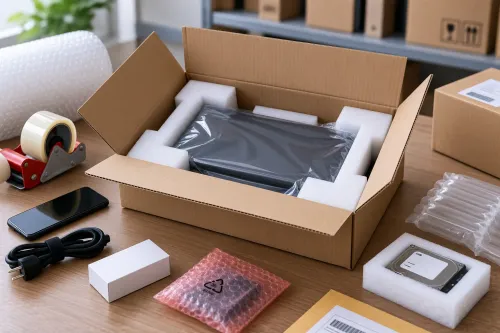 Electronic parcels can look du