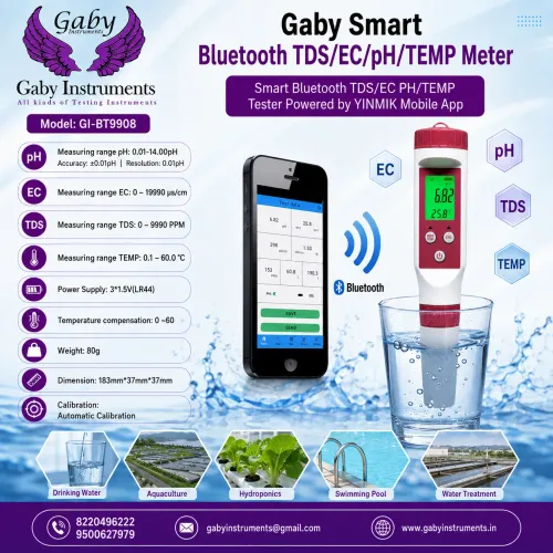 Smart Bluetooth TDS/EC/pH