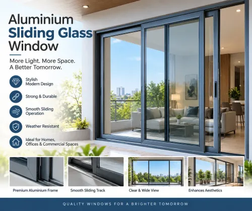 Aluminium Sliding Glass Window