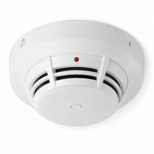 A smoke detector is an essential fire-alarm device