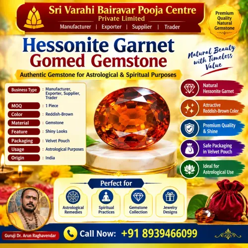 Hessonite Garnet Gomed Gemston