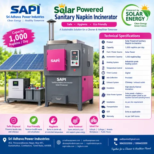 Sri Adhava Power Industries offers solar-powered s