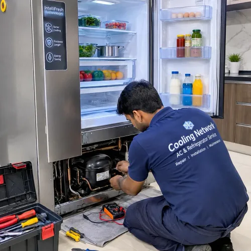 ac gas leakage checking repair