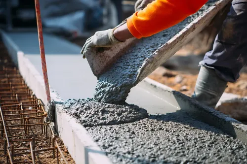 The phrase high-quality concrete is often used bro