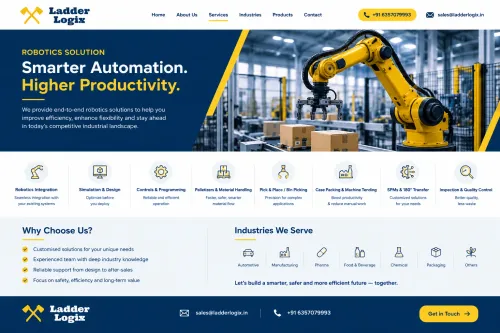 🤖 Robotics Solutions | Ladder LogixTransform yo