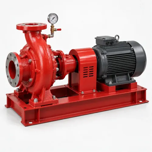 A hydrant booster pump is an electrically driven c