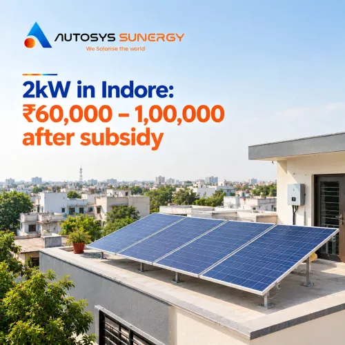 A 2kW solar system in Ind
