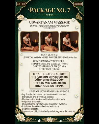 Experience Udvartana Massage with herbal