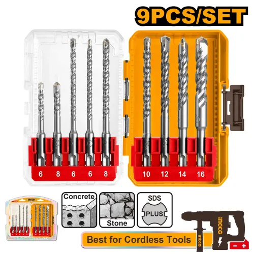INGCO AKDL30906 9 Pcs SDS